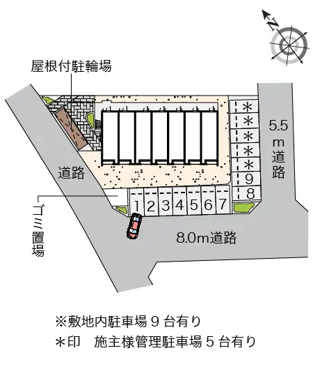 豊明市栄町 月極駐車場